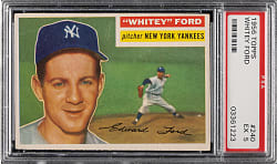 1956 Topps #240 Whitey Ford PSA EX 5