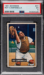 1951 Bowman #31 Roy Campanella PSA EX 5