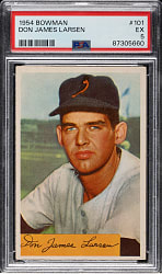 1954 Bowman #101 Don Larsen Rookie PSA EX 5