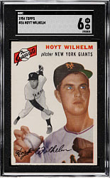 1954 Topps #36 Hoyt Wilhelm SGC EX/NM 6