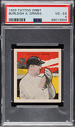 1933 R305 Tattoo Orbit Burleigh Grimes PSA VG-EX 4