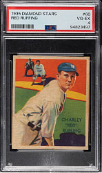 1934-1936 R327 Diamond Stars #60 Red Ruffing PSA VG-EX 4