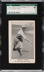 1921 E121 American Caramel (Series of 120) Urban Faber SGC VG 40
