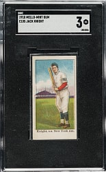 1910 E105 Mello-Mint Gum Jack Knight SGC VG 3