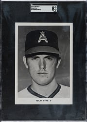 1975 California Angels Team Issue Nolan Ryan SGC NM/MT 8