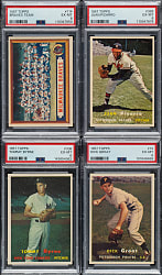 1957 Topps PSA EX-MT 6 Collection (15)