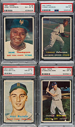 1957 Topps PSA NM-MT 8 Collection (20)