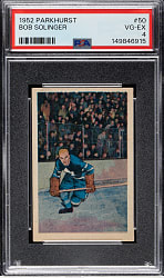 1952-1953 Parkhurst Hockey #50 Bob Solinger PSA VG-EX 4