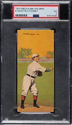 1911 T201 Mecca Double Folder Ed Cicotte/Thoney PSA VG 3
