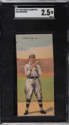 1911 T201 Mecca Double Folder Eddie Collins/Frank Baker SGC GOOD+ 2.5