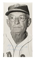 Bill McKechnie Signed Photograph - JSA
