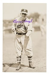 Casey Stengel Signed Postcard - JSA