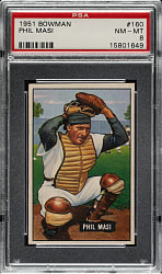 1951 Bowman #160 Phil Masi PSA NM-MT 8