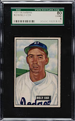 1951 Bowman #224 Billy Cox SGC EX/NM 80