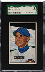 1951 Bowman #246 Bill Serena SGC NM/MT 88