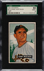 1951 Bowman #273 Danny Murtaugh SGC NM/MT 88