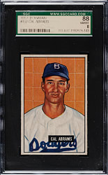 1951 Bowman #152 Cal Abrams SGC NM/MT 88