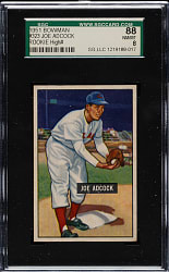 1951 Bowman #323 Joe Adcock Rookie SGC NM/MT 88