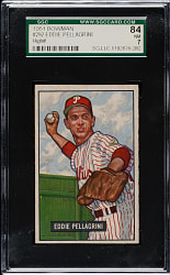 1951 Bowman #292 Eddie Pellagrini SGC NM 84