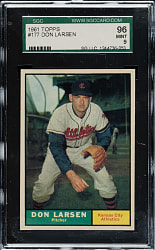 1961 Topps #177 Don Larsen SGC MINT 96