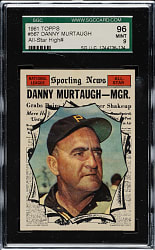 1961 Topps #567 Danny Murtaugh All-Star SGC MINT 96