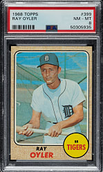 1968 Topps #399 Ray Oyler PSA NM-MT 8