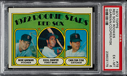 1972 Topps #79 Carlton Fisk Rookie PSA EX-MT 6