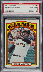 1972 Topps #280 Willie McCovey PSA NM-MT 8