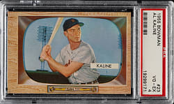 1955 Bowman #23 Al Kaline PSA VG-EX 4