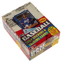 1986 Fleer Unopened Wax Box (36 Packs) - BBCE