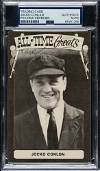 Signed 1973-1980 TCMA All-Time Greats Jocko Conlan - PSA/DNA