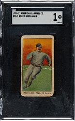 1909-1911 E90-1 American Caramel Roger Bresnahan SGC POOR 1