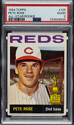 1964 Topps #125 Pete Rose PSA GOOD 2
