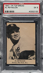 1947 D323 Tip Top Bread Al Reynolds PSA EX 5