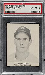 1947 D323 Tip Top Bread Thomas Byrne PSA EX-MT 6