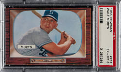 1955 Bowman #261 Walt Moryn PSA EX-MT 6