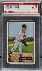 1951 Bowman #199 Sheldon Jones PSA NM 7