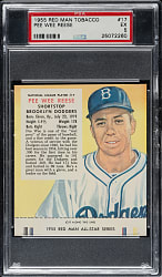 1955 Red Man Tobacco #NL-17 Pee Wee Reese PSA EX 5