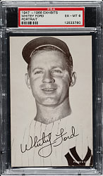 1947-1966 Exhibits Whitey Ford Portrait PSA EX-MT 6
