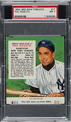 1954 Redman Tobacco #AL-17 Phil Rizzuto PSA NM 7