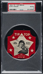 1952 "Tip-Top Bread" Duke Snider PSA GOOD 2