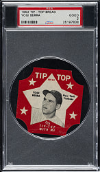 1952 "Tip-Top Bread" Yogi Berra PSA GOOD 2