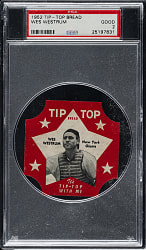 1952 "Tip-Top Bread" Wes Westrum PSA GOOD 2