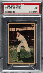 1952 Berk Ross Monte Kennedy PSA NM 7