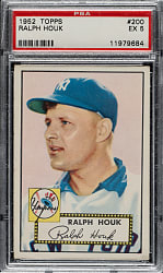 1952 Topps #200 Ralph Houk PSA EX 5
