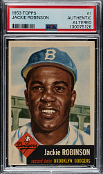 1953 Topps #1 Jackie Robinson PSA Authentic