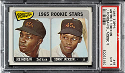1965 Topps #16 Joe Morgan Rookie PSA NM 7