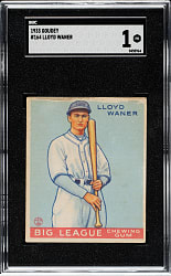 1933 R319 Goudey #164 Lloyd Waner SGC POOR 1