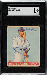 1933 R319 Goudey #164 Lloyd Waner SGC POOR 1