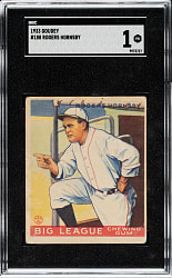 1933 R319 Goudey #188 Rogers Hornsby SGC POOR 1